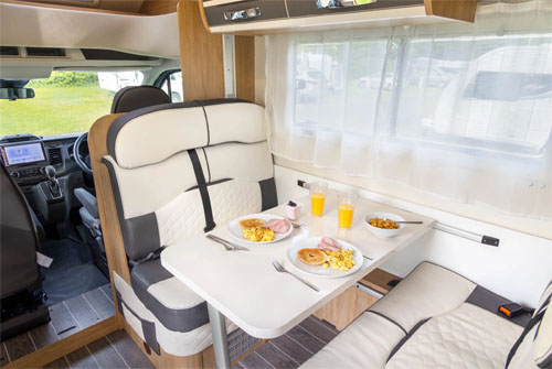 Horizon - 5 berth motorhome with rear U-lounge