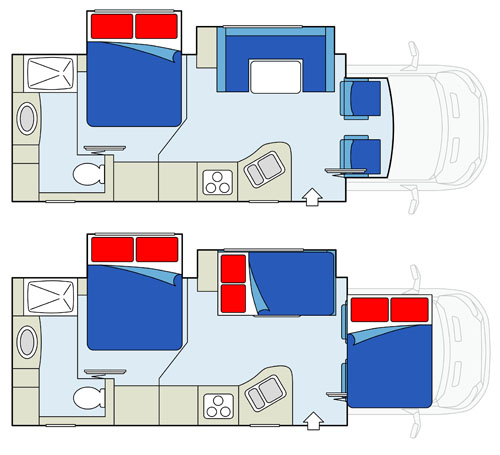 השכרת קרוואנים בזול לדוגמה Eclipse Camper