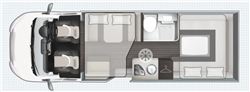 Discovery - 5 berth motorhome with rear U-lounge