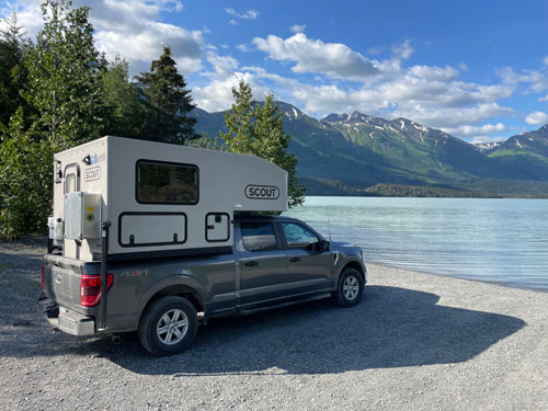 Scout Adventure Truck Camper Gold