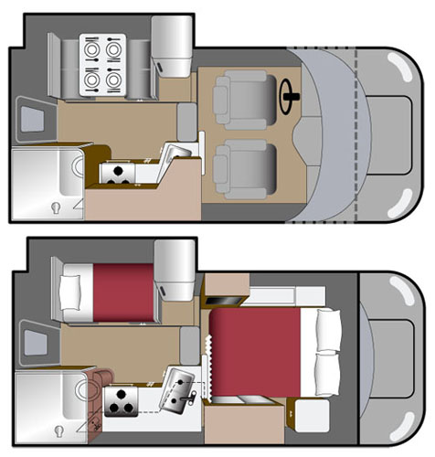 Truck Camper Slide-Dinette